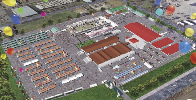 共進会場エリアのイメージ